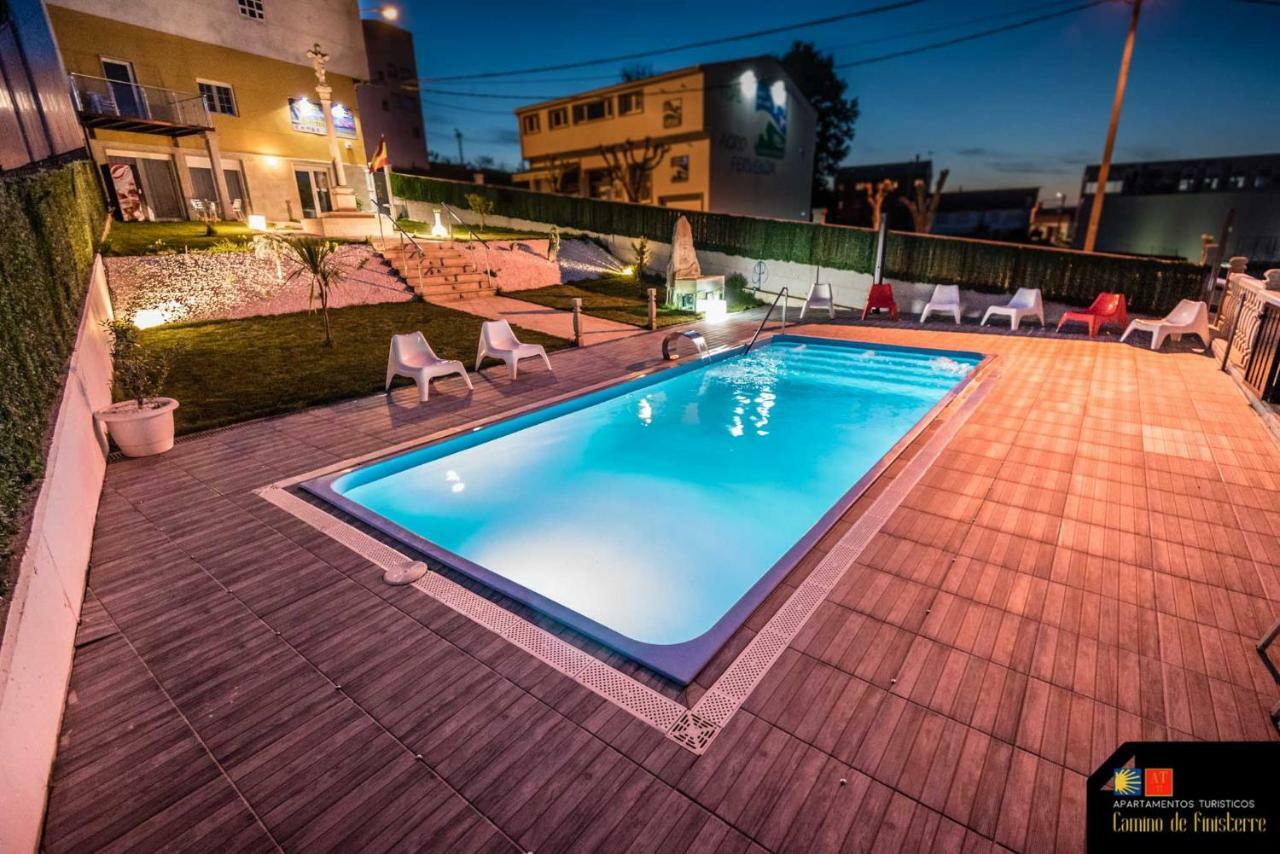 Apartamentos Camino De Finisterre Mazaricos Kültér fotó